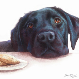 Countryside Collection Greetings Card - Watercolour Labrador