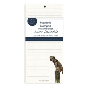 Border Terrier Dog Magnetic Notepad - Terrier Border Terrier Dog Magnetic Notepad - Terrier