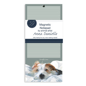Jack Russell Dog Magnetic Notepad - Scruffy Love Jack Russell Dog Magnetic Notepad - Scruffy Love
