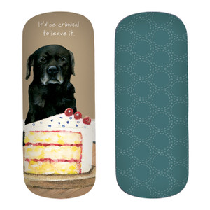 Dog Glasses Case - Black Labrador