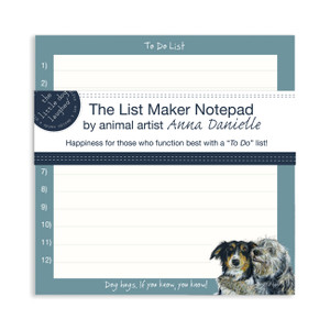 Dog Design List Maker Notepad - Collie Dog Design List Maker Notepad - Collie