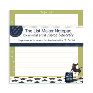 Dog Design List Maker Notepad - Dachshund Dog Design List Maker Notepad - Dachshund