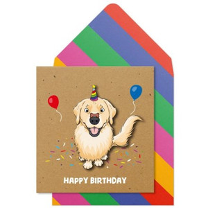3D Dog Themed Birthday Card - Happy Birthday 3D Dog Themed Birthday Card - Happy Birthday