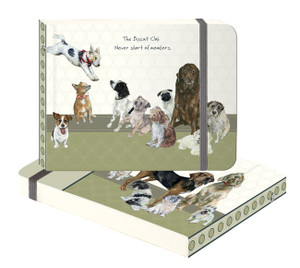 Dog Themed Flip Notebook - Multi Dog Themed Flip Notebook - Multi