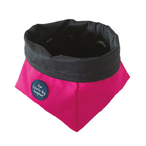 Dog Travel Bowl - Collapsible Travel Dog Water Bowl Pink Dog Travel Bowl - Collapsible Travel Dog Water Bowl Pink