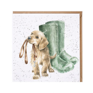 Wrendale Greetings Card - Hopeful Labrador Wrendale Greetings Card - Hopeful Labrador