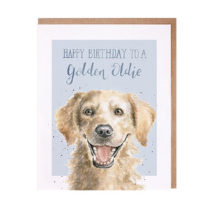 Wrendale Greetings Card - Golden Oldie Golden Retriever Wrendale Greetings Card - Golden Oldie Golden Retriever