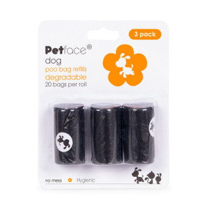 Poop Bag Pet Refill Set of 3 Poop Bag Pet Refill Set of 3