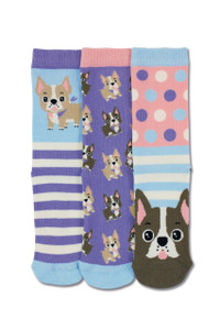 Novelty Socks Set of 3 - Woof Novelty Socks Set of 3 - Woof