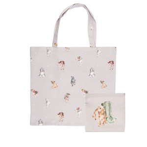 Dogs Life Foldable Reusable Shopper Bag Dogs Life Foldable Reusable Shopper Bag