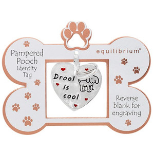 Equilibrium Large Dog Tag - Drool Is Cool Equilibrium Large Dog Tag - Drool Is Cool