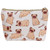 Mopps Pug Small PVC Toiletry Makeup Wash Bag