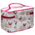 Mopps Pug Zip Around Makeup Bag With Handle