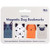 Magnetic Dog Bookmarks Set of 4