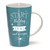 Start The Day Dog Cuppa Tall Latte Coffee Tea Mug