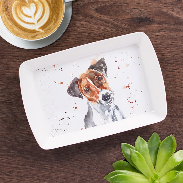 Mans Best Friend Jack Russell Small Tray