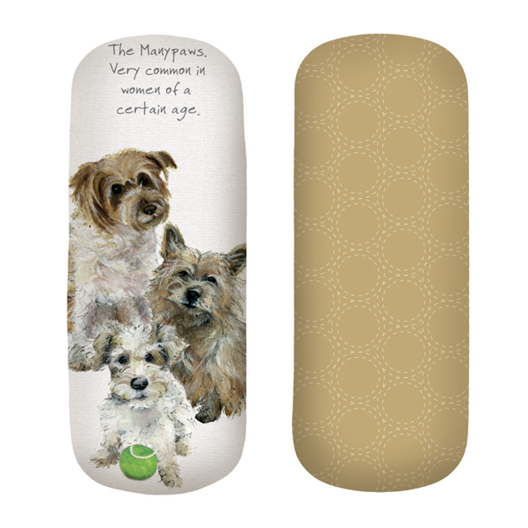 Dog Glasses Case - Terrier Many Paws