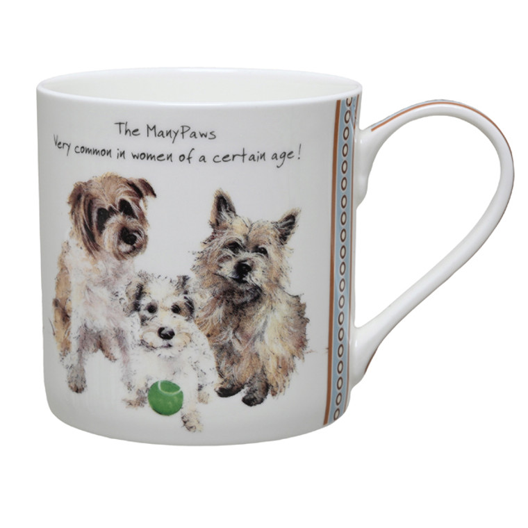 Dog Design Mug - Terrier The Many Paws