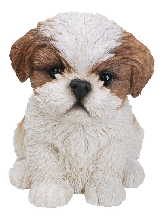 Vivid Arts Pet Pal - Shih-Tzu Brown Dog Ornament Figurine