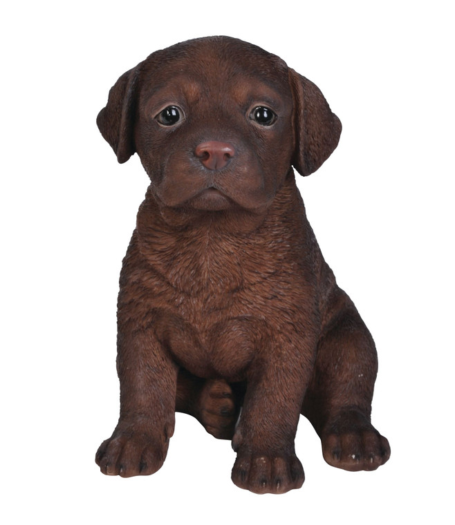 Vivid Arts Pet Pal - Chocolate Labrador Brown Dog Ornament Figurine