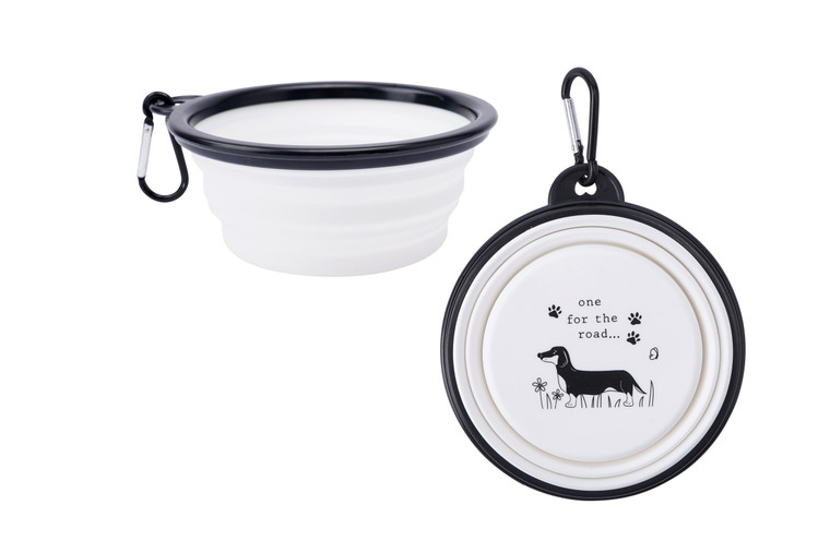 Woof Collapsible Dog Bowl Travel Water Bowl