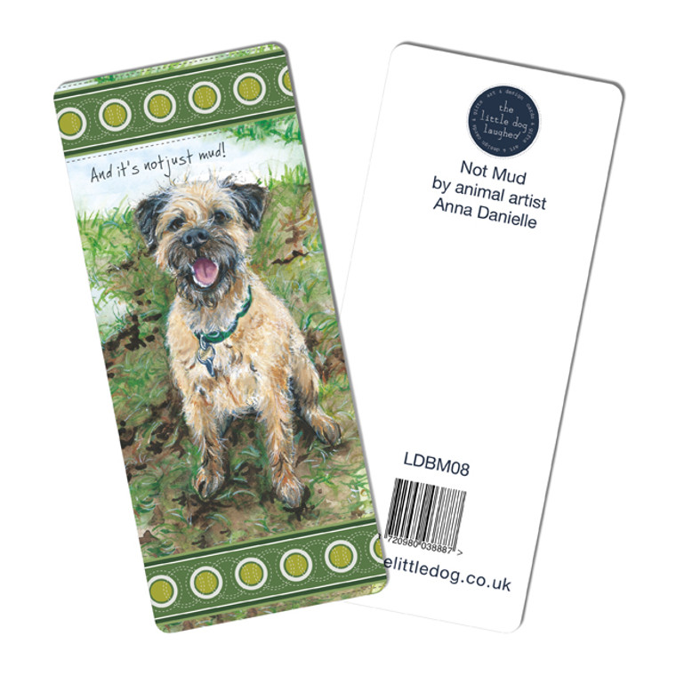 Dog Design Bookmark - Border Terrier