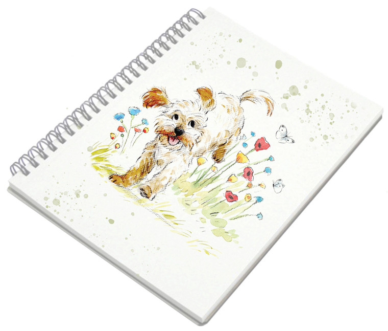 Dog Themed A6 Notebook Paper Shed - Cockapoo