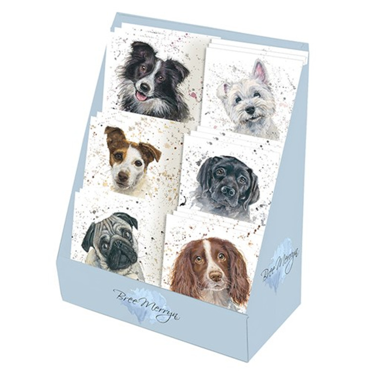 Dog Themed Mini Display Cards - By Breed