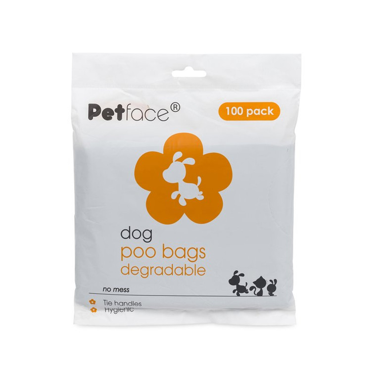 Degradable Pack 100 Poop Bags