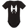 Star Force Wars  Tie Winged Fighter Baby Onesie & Infant Black Bodysuit