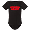 Star Force Wars Rebel Scum Baby Onesie & Infant Black Bodysuit - red