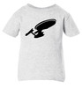 Star Voyage Trek Enterprise Ship Baby Infant & Toddler Ash T-shirt