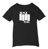 Black Punk Rock Flag Baby Infant & Toddler Black T-shirt
