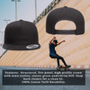 Wait and Bleed Red Heat Pressed Slipknot Flat Bill Hat - Adult Black Twill Snapback Cap