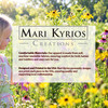Mari Kyrios apparel promotional graphic with girl and flowers theme