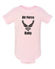 Air Force Baby Pink Fun, Cool Baby Onesie & Infant Bodysuit