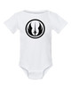 Jedi Order Symbol Fun, Cool Baby Onesie & Infant White Bodysuit