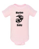 Marines Baby Pink Fun, Cool Baby Onesie & Infant Bodysuit