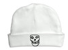 Misfits Fiend Club Infant Baby Punk Rock & Roll White Beanie Cap Danzig Skull