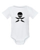 Pirate Skull Cross Bones Jolly Roger Funny Baby Onesie & Infant White Bodysuit Pirate Skull Cross Bones Jolly Roger Funny Baby Onesie & Infant White Bodysuit