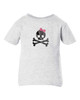 Pink Bow Skull & Cross Bones Punk Rock Baby Clothes Toddler T-Shirt Pullover