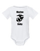 Marines Baby White Baby Onesie & Infant Bodysuit