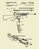 AR-15 Rifle Caliber Converter Patent Print Dye Sublimation & Heat Infused Pressed Wall Art 8.5 Inches by 11 Inches