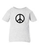 Peace Symbol Hippie 60s Fun, Cool Baby Infant & Toddler Ash T-Shirt