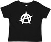 Anarchy Symbol Punk Fun, Cool Baby Infant & Toddler Black T-Shirt