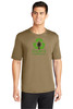 Soylent Corporation Recycle Human Green Logo Unisex Moisture Wicking Team Fit T-Shirt - Coyote Brown