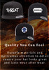 Misfit Heat Pressed Fiend Skull Flat Bill Hat - Adult Black Twill Snap Back Adjustable Cap