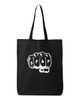 5FDP Nu Thrash Heavy Metal Death Punch Cotton Canvas Reusable Shopping Bag 27L Large Black Tote