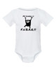 Funny Diaper is Fubar Baby Onesie & Infant White Short Sleeve Bodysuit