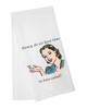 Retro 50s Toss Salad Funny Anime Toon Microfiber Dish & Bathroom Hand Towel 16x24 Inches